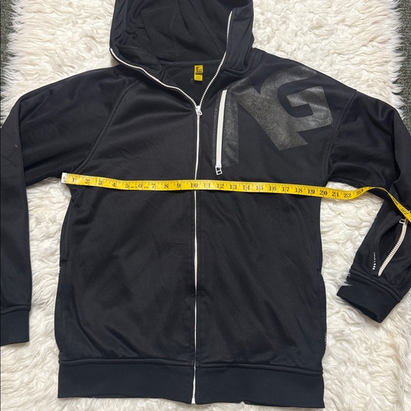 Analog Transpose, True Black Hoody - Picture 2 of 7